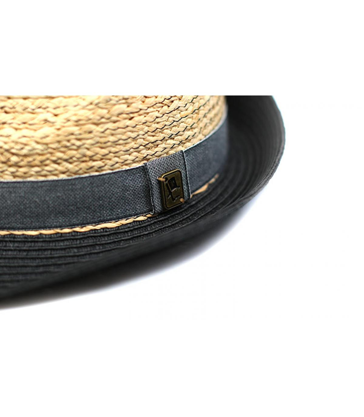 trilby noir beige gris paille